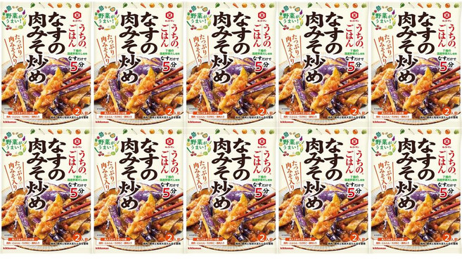 우치노고한 가지 고기 미소 볶음, 10개, 145g