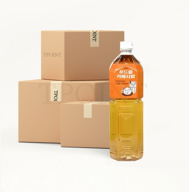 푸드웰 카페시럽 1.5L 6개