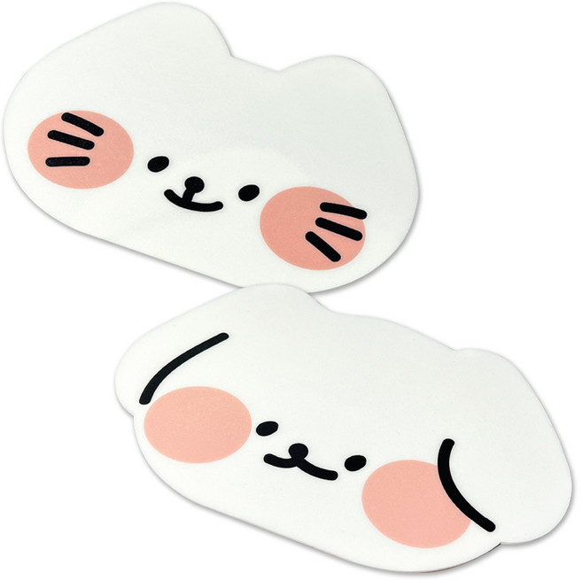 아이엠스튜디오 귀여운 댕냥이 마우스패드, 1개, 댕이 페이스