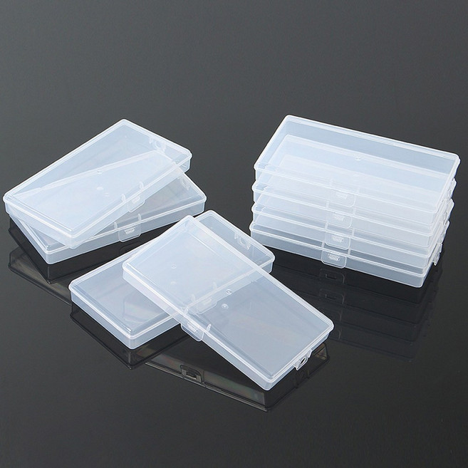 납짝한 다꾸보관함 퍼즐보관함 투명정리함 다용도소품함 15cmx8개