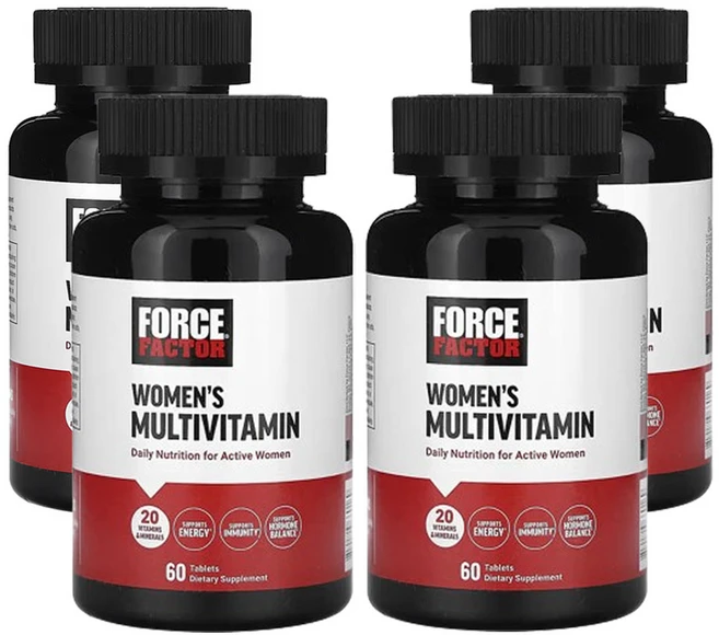 포스팩터 여성용 종합비타민 60 정, 60정, 4팩 - 쿠팡