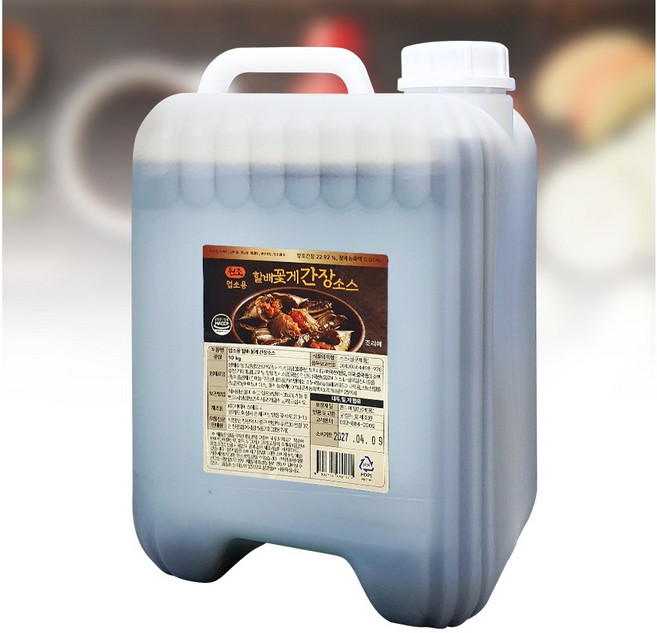 국산 할배꽃게간장 10kg 업소용 양조간장 달여서 만든 만능 간장게장 소스 새우장 연어장 전복장, 1개