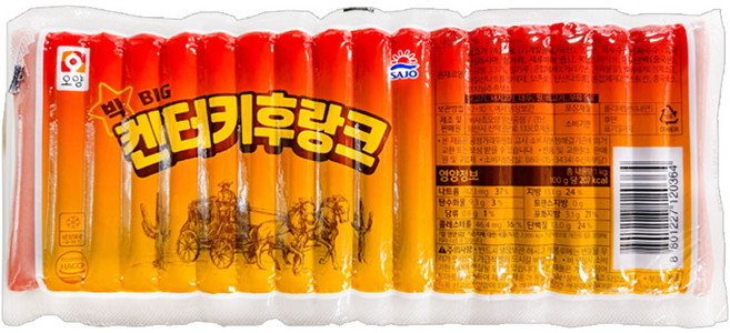 신일푸드(사조)빅켄터키 후랑크소시지 1kg(1개)옵션선택, 1개, 1kg