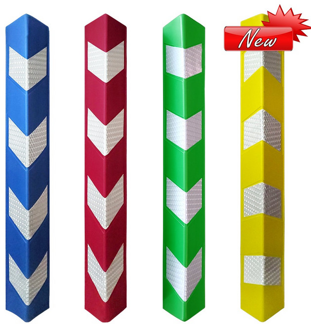 발포 접착식 주차장 기둥벽 모서리 충격흡수 양면테이프 코너보호대 가드, 사각, 1개