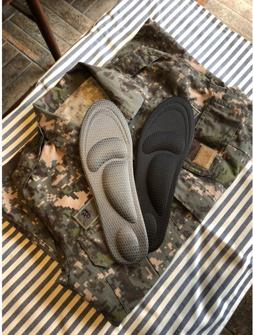 훈련소 깔창 컴뱃 90 행군용 군입대 전투화 군용, L (255~295mm) - 그레이