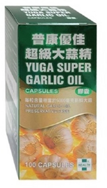 普康優佳 超級大蒜精膠囊, 1個, 100顆