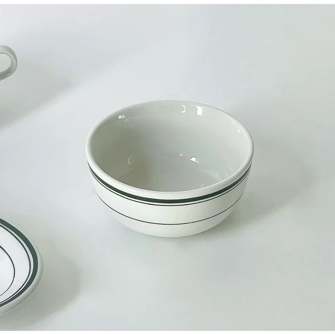 턱스톤 그린베이 밥공기 밥그릇 한식 볼, 1개 - 쿠팡