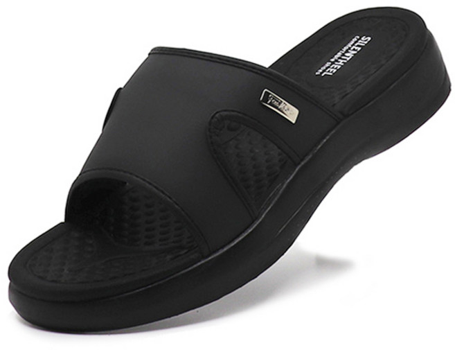 사일런트힐 남성 푹신한 이중쿠션 남자 빅사이즈 엑스선 쿠션 슬리퍼 사무실화 KS018