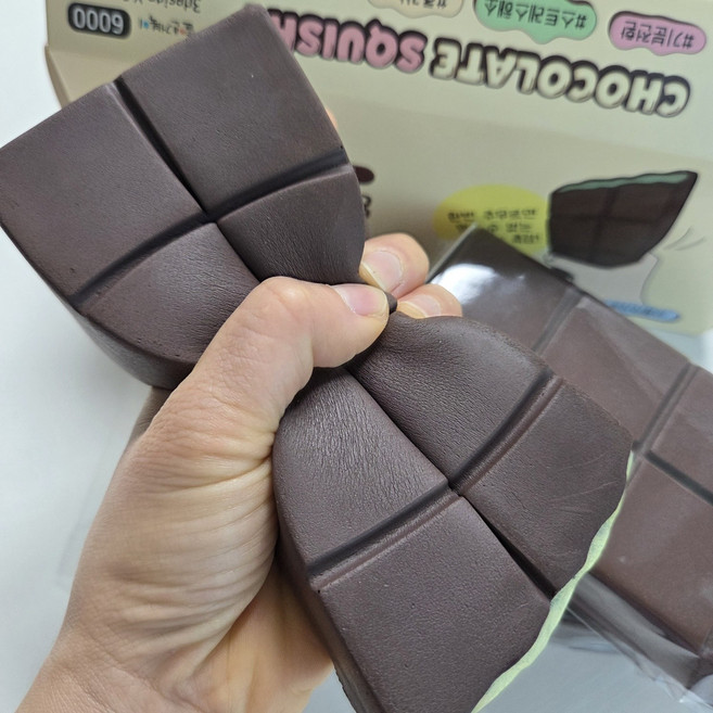 초콜릿스퀴시 말랑이 초코스퀴시 대형 발렌타인데이 선물, 초코, 1개