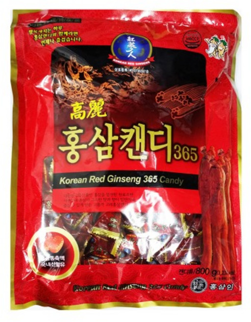 홍삼간식 홍삼캔디 800g, 1개