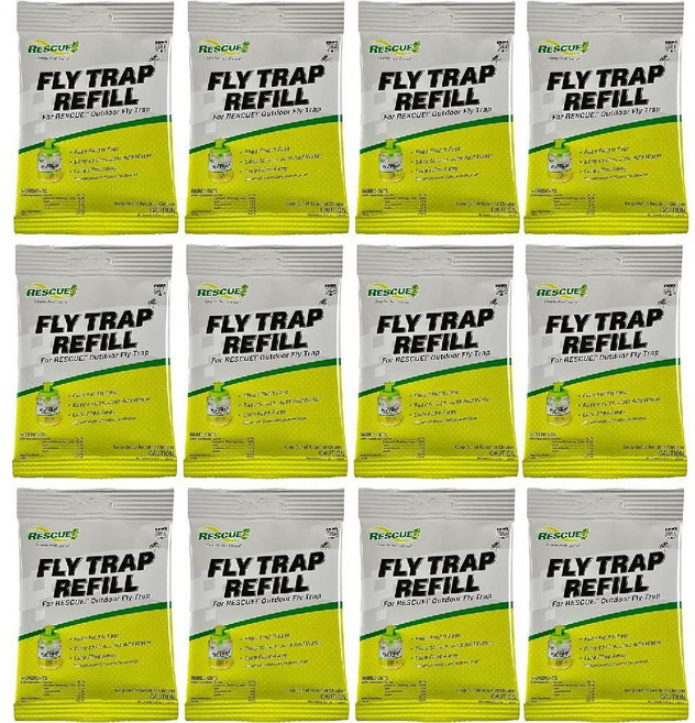 레스큐 플라이트랩 미끼 보충 12팩 Fly Trap Bait Refill