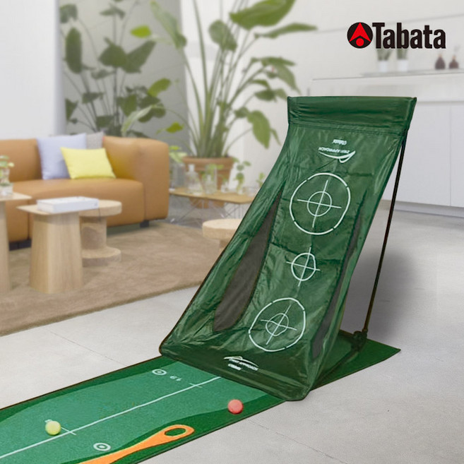 타바타골프 투웨이 어프로치연습기 GV-0371 가정용 벙커샷 치핑네트 두가지 연습가능 플라스틱골프공 세트, 투웨이 어프로치 네트 GV-0371, 1개