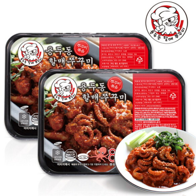 [뉴본] 용두동 할매쭈꾸미 300g, 2개