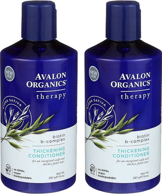 아발론오가닉스 비오틴 B-콤플렉스 씨크닝 컨디셔너, 397g, 2개 - 쿠팡