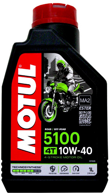 MOTUL 5100 4T 機車酯類合成機油 - 易油網, 1個