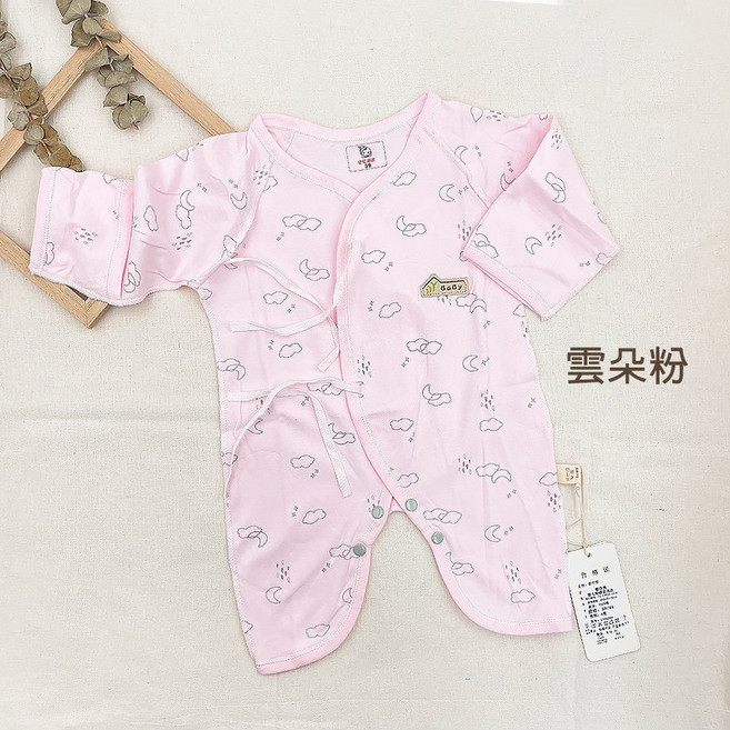 經典四季蝴蝶衣 柔軟純棉新生兒包屁衣