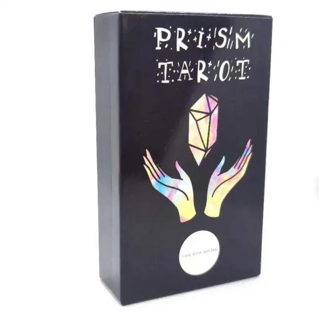 귀여운 강아지 Aibo 타로 카드 가이드북 게임 데크 PDF 포함 새로운 초보자 운세 오라클 파티, 06 Prism Tarot