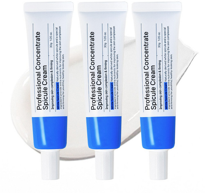 퐁당 프로페셔널 스피큘 주름개선 팔자주름 이마주름 홈케어 크림, 30g, 3개