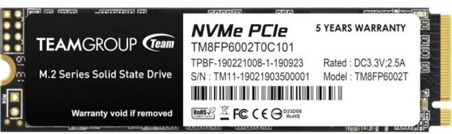 TEAMGROUP MP33 256GB SLC 캐시 3D 노트북 NAND M.2 TLC 속도 PC 드라이브 읽기/쓰기 PCIe 1 600/1 000 MB/s 호환 TM8FP6256, 2TB, Modern