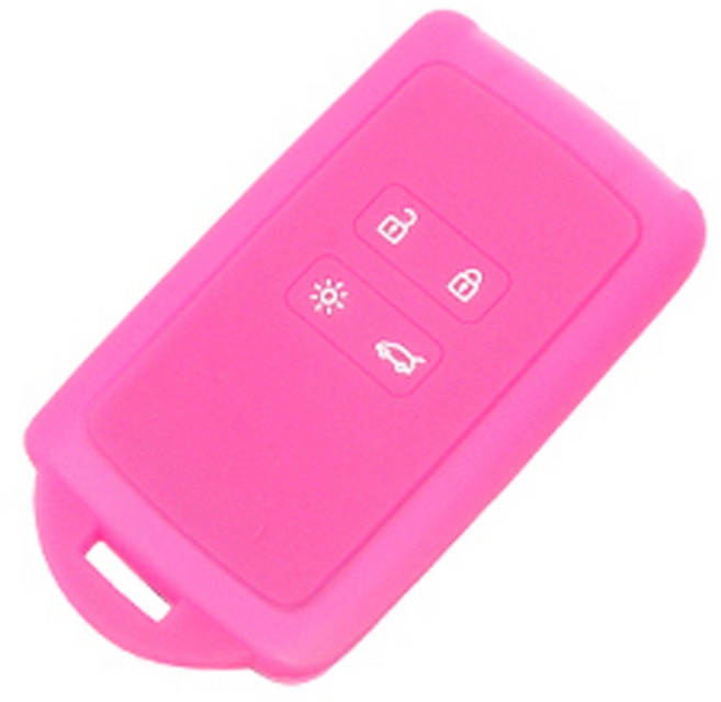 르노삼성 호환 실리콘 키케이스, 핫핑크, .