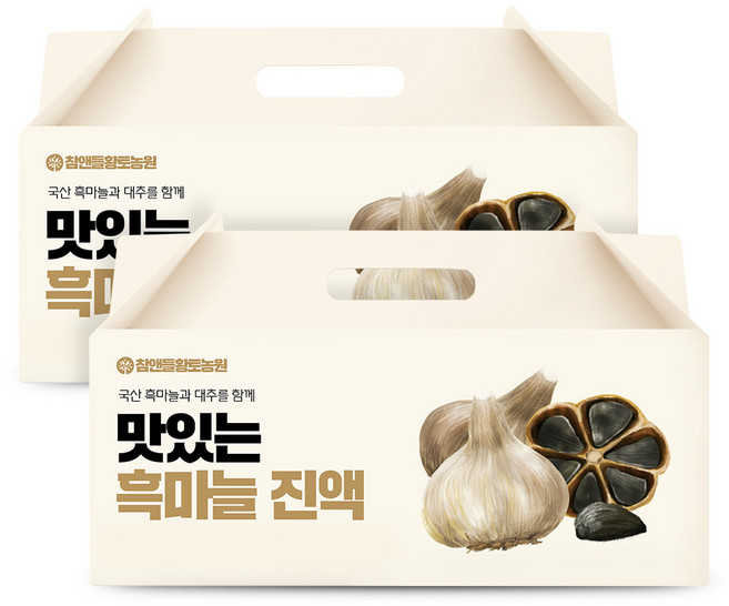 참앤들황토농원 맛있는 흑마늘 진액, 70ml, 60개