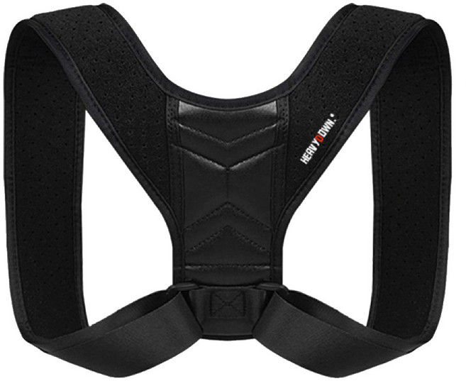 해비다운 바른자세 어깨밴드 블랙, 1개