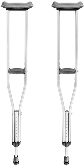 슬로시 고급 알루미늄 목발, 2개