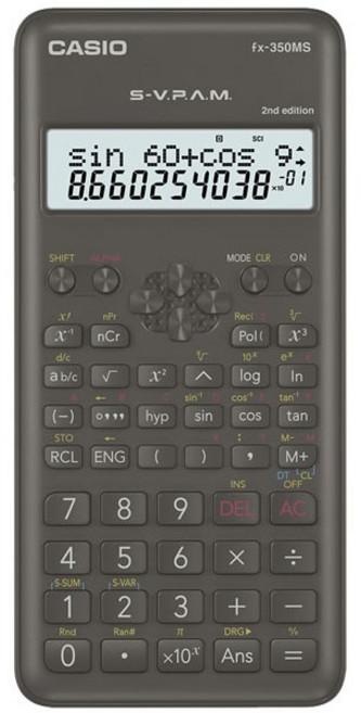 CASIO 工程計算機 公司貨附保卡 二年保固 第二代FX-350MS2, 1個
