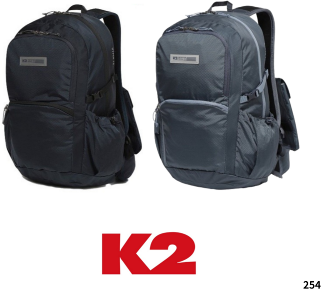 [백화점 매장판] K2 케이투 공용 간편산행 백팩 등산 아웃도어 남성 여성 남여공용 등산배낭 등산백팩 18L, 다크 애쉬