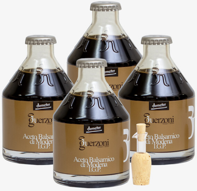 구에르조니 유기농 발사믹식초 오로, 4개, 250ml