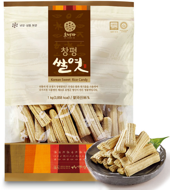 창평쌀엿 1kg / 대한민국 식품명인 제21호 호정식품, 1개
