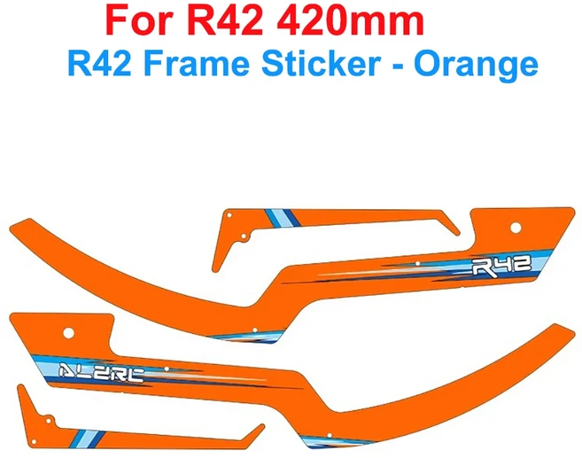 ALZRC-R42 FBL 키트 RC 헬리콥터 DIY R42 교체 테일 피치 슬라이더 세트 플라스틱 벨 크랭크 레버 부품, [17] Motor Belt, 1개