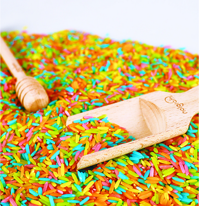 놀그라미 센서리플레이 쌀놀이 오감놀이 촉감놀이 감각놀이 촉각 촉감 스몰월드, 샤벳라이스, 1개