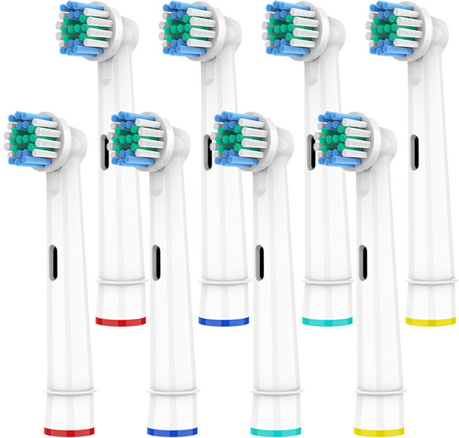 오랄비 브라운 호환 전동 칫솔모 리필모, 2세트, 칫솔모 4개