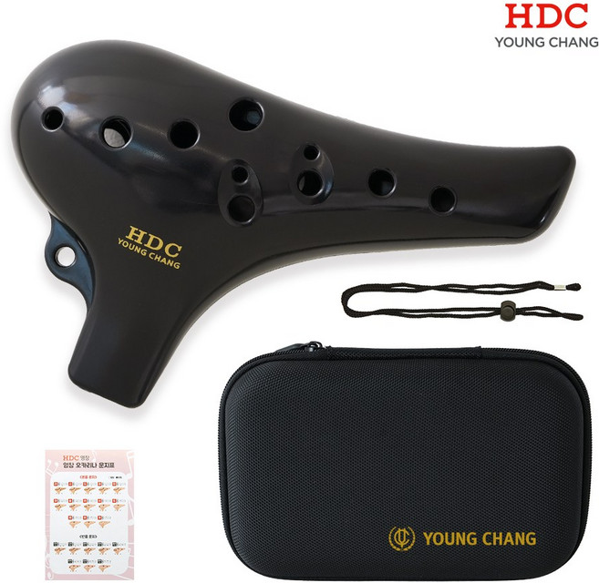 영창 오카리나 알토 C키 YO-20BLACK AC오카리나, 블랙, 1개