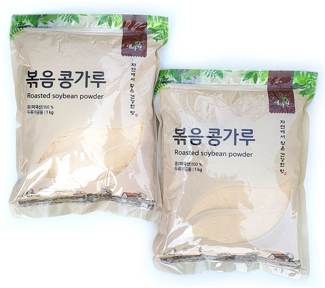 새마원 소연 볶은콩가루 업소용 볶음 인절미 팥빙수 고소한 콩가루, 2개, 1kg