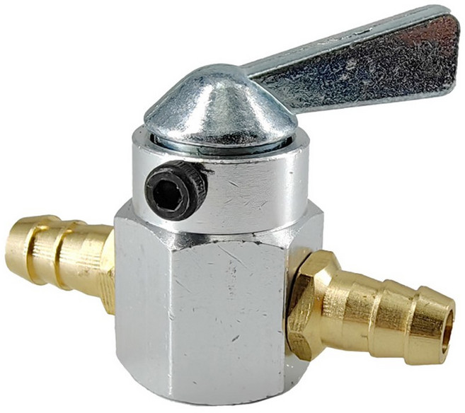 오토바이 피트 밸브 페트콕 8mm 탱크 오프 연료 가솔린 인라인 바이크 더트 탭 쿼드 ATV 모터 스쿠터 범용 스위치, one piece 1, 1개