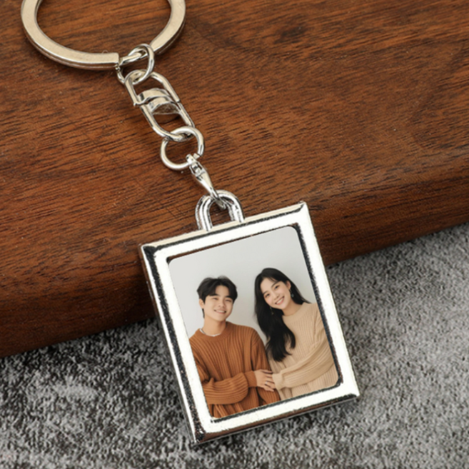 증명사진 포토 카드 키 홀더 증사 아이돌 키링 열쇠 고리 액자 프레임