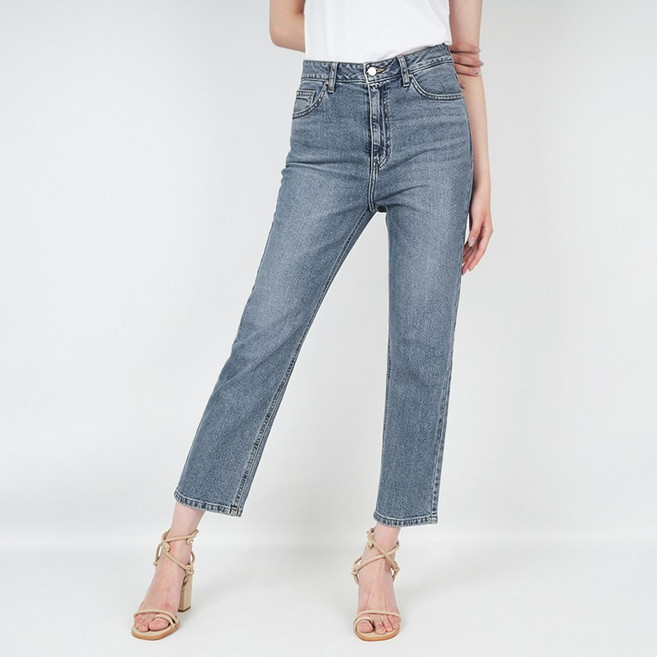 게스 여성 청바지 크롭 맘핏 YN2D0089 MBL