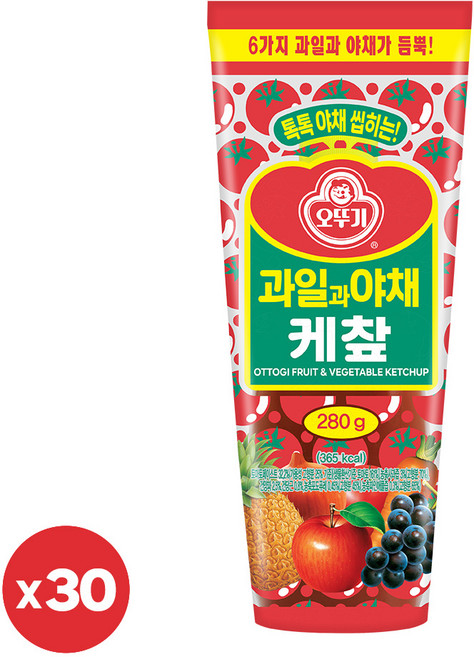 오뚜기 과일과야채케찹 280g 30개