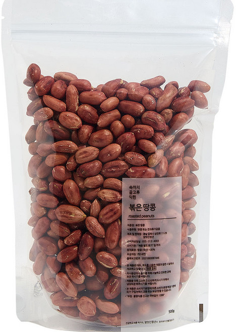 방앗간청년 볶은 땅콩, 500g, 2개