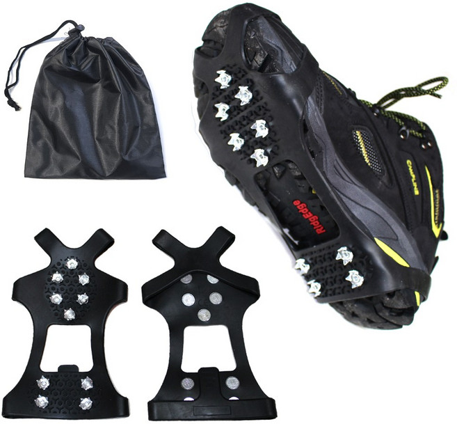 신형 10핀 도시형 생활 아이젠 수납주머니 + 여분의 핀 증정, 신형도시형아이젠_M