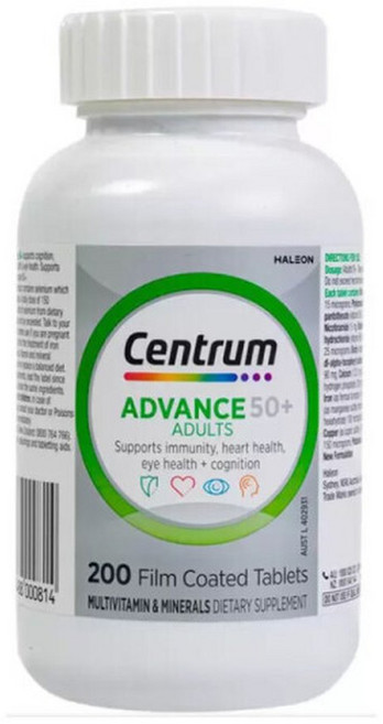 종합비타민 어드밴스실버(50+남녀공용) 200정, 1개