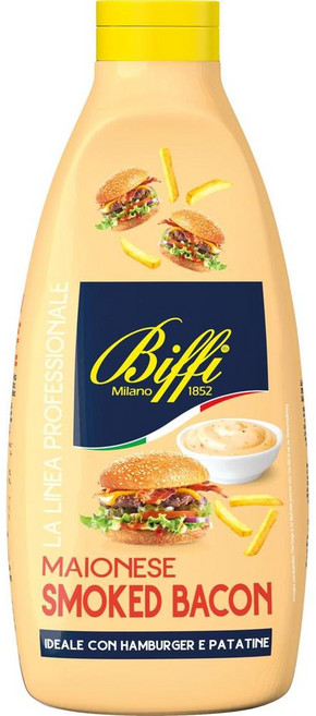 이탈리아 비피 Biffi Smoked Bacon Mayonnaise 스모크드 베이컨 맛 마요네즈, 5개, 800g