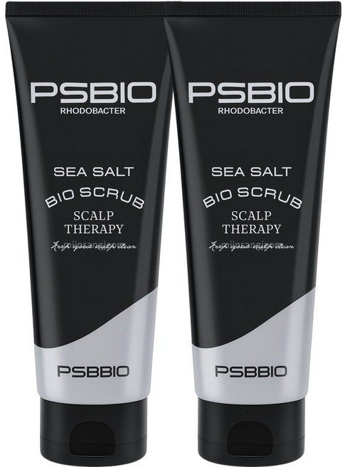 PSBIO 피에스바이오 씨 솔트 스크럽 두피 스케일링 케어 모발 영양 보습 1+1, 2개, 250ml