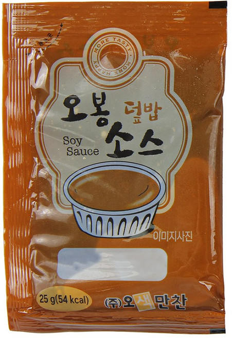 일회용소스 마요간장소스 25gx50ea 미니 개별소포장, 오봉덮밥소스 25gx50ea 1개
