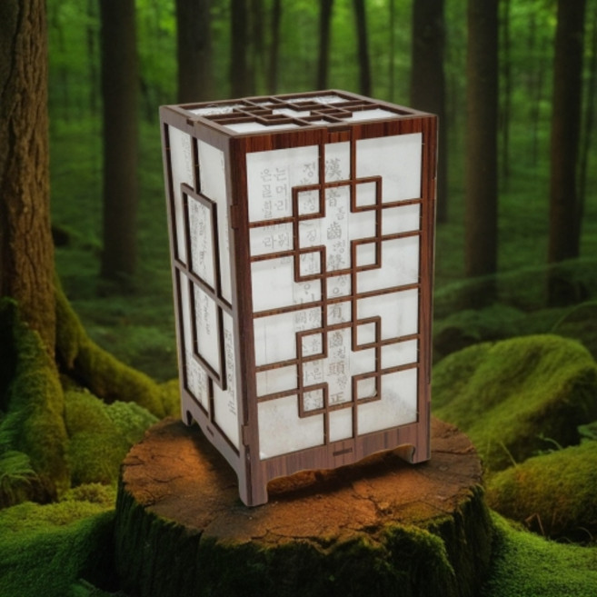 무드등만들기 한지등 전통무늬 훈민정음 (대) MS 전통 조명 취침