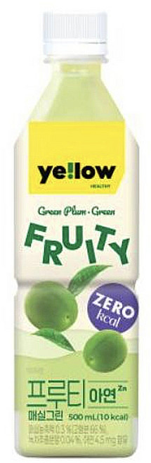 옐로우 프루티 매실그린 제로, 3개, 500ml