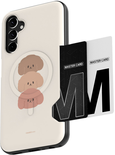 별다섯 자석 맥세이프 카드 케이스 2장 수납 타이니테일즈 타워