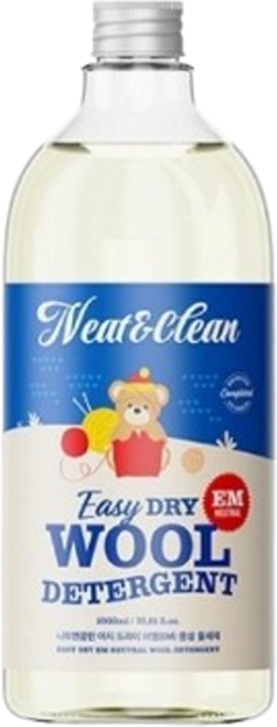 니트앤클린 이지 드라이 이엠 EM 중성 울세제 1L 3개, 1개